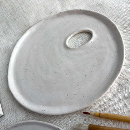 Round Porcelain Paint Palette