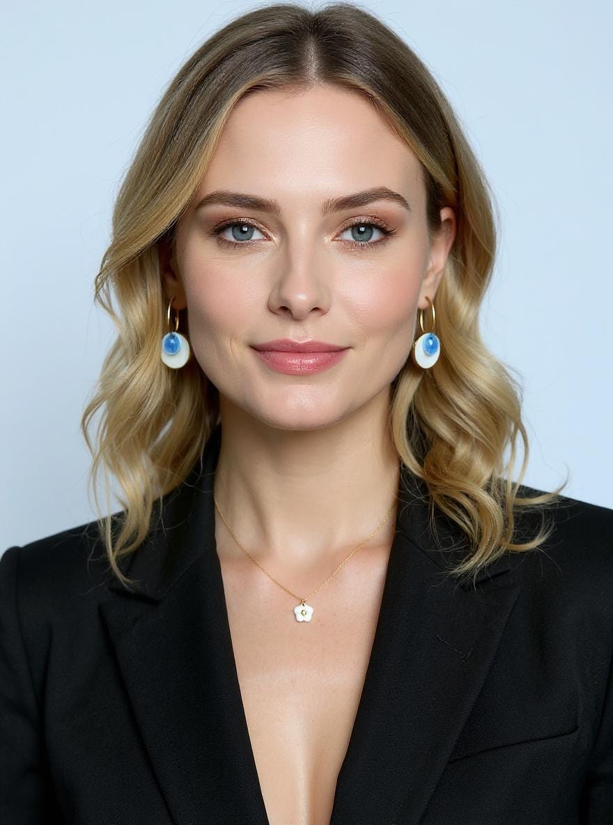 14K Gold Filled Porcelain Hoop Earrings Ceramic Drop Dangle Handmade Jewelry Gift for Her