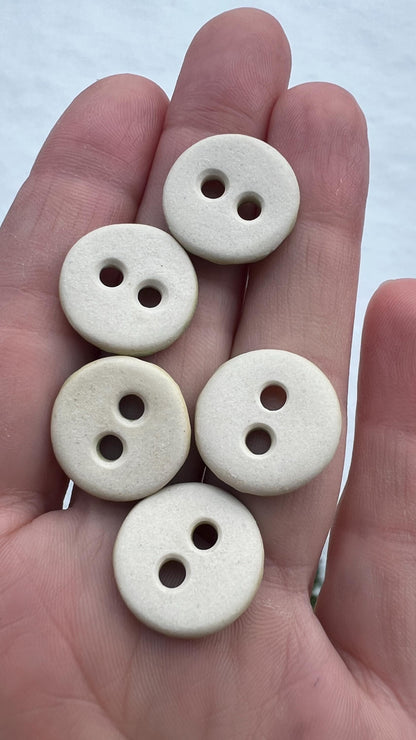 Green Ceramic Buttons for Sewing Handmade Button Set