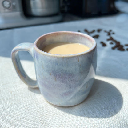 Lavender-Blue Speckled Stoneware Mug