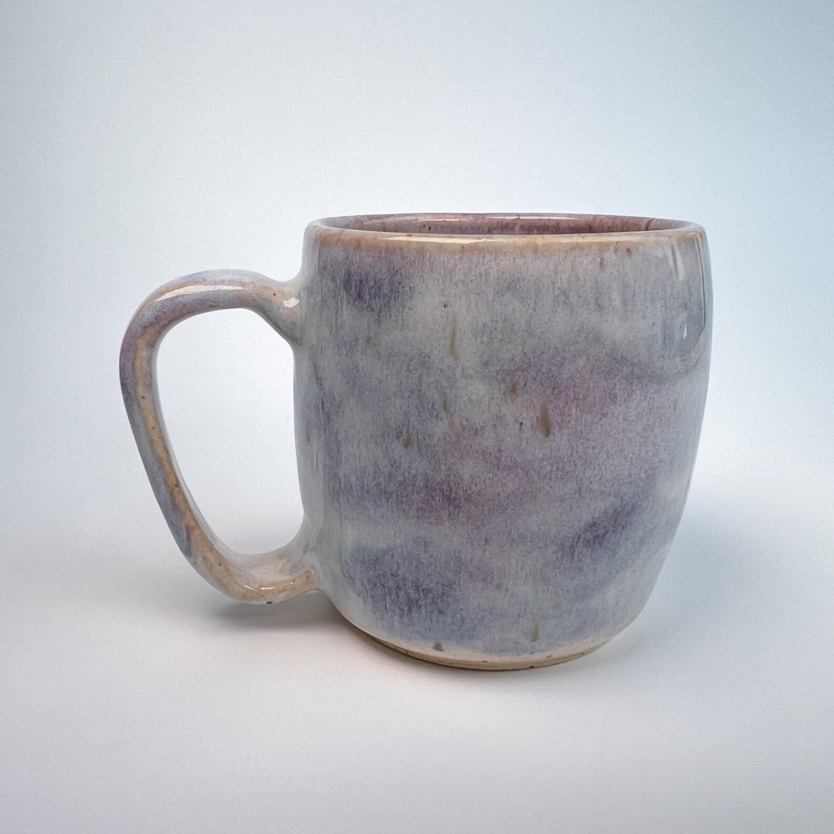 Lavender-Blue Speckled Stoneware Mug