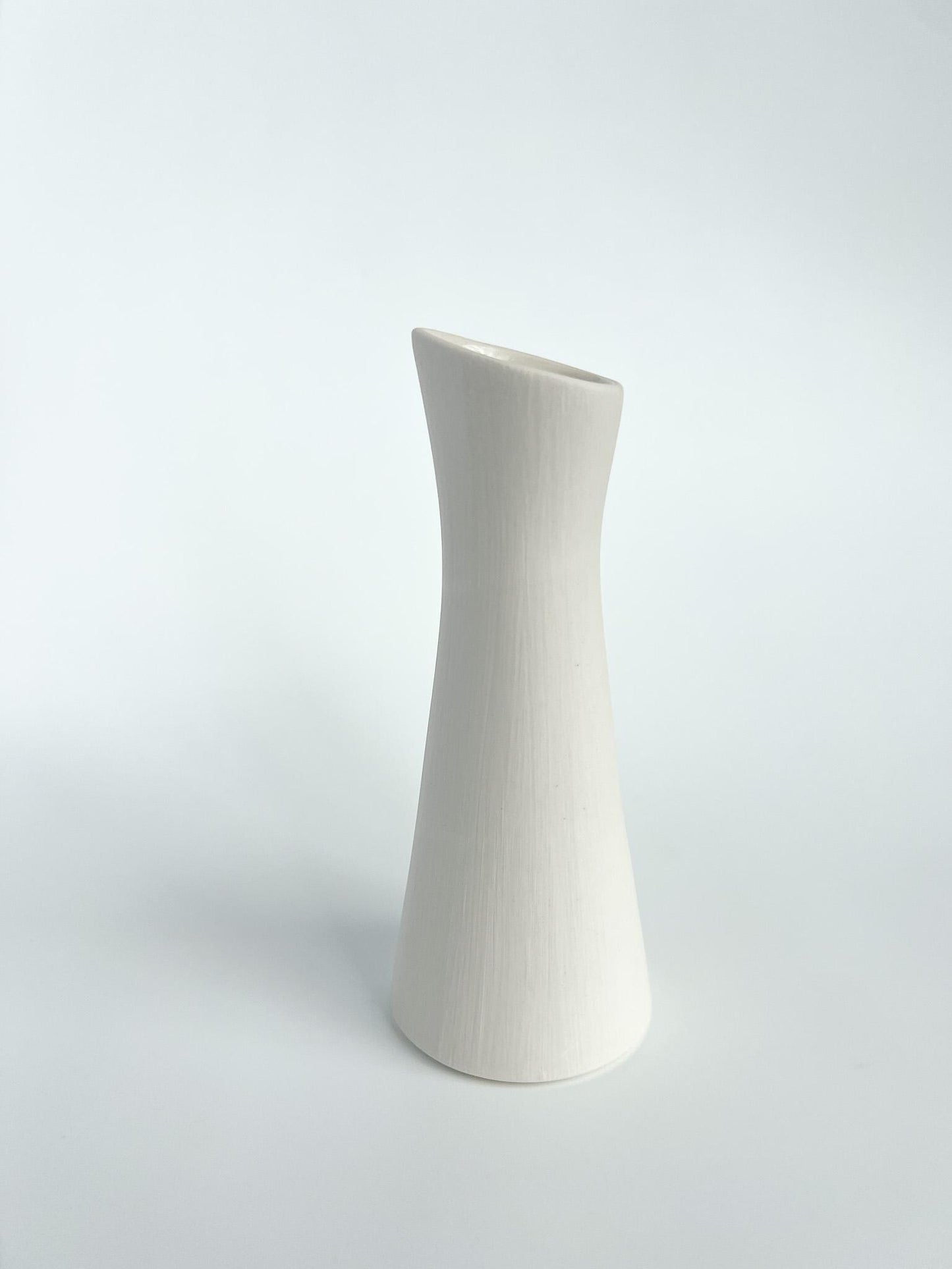 Raw Porcelain Bud Vase