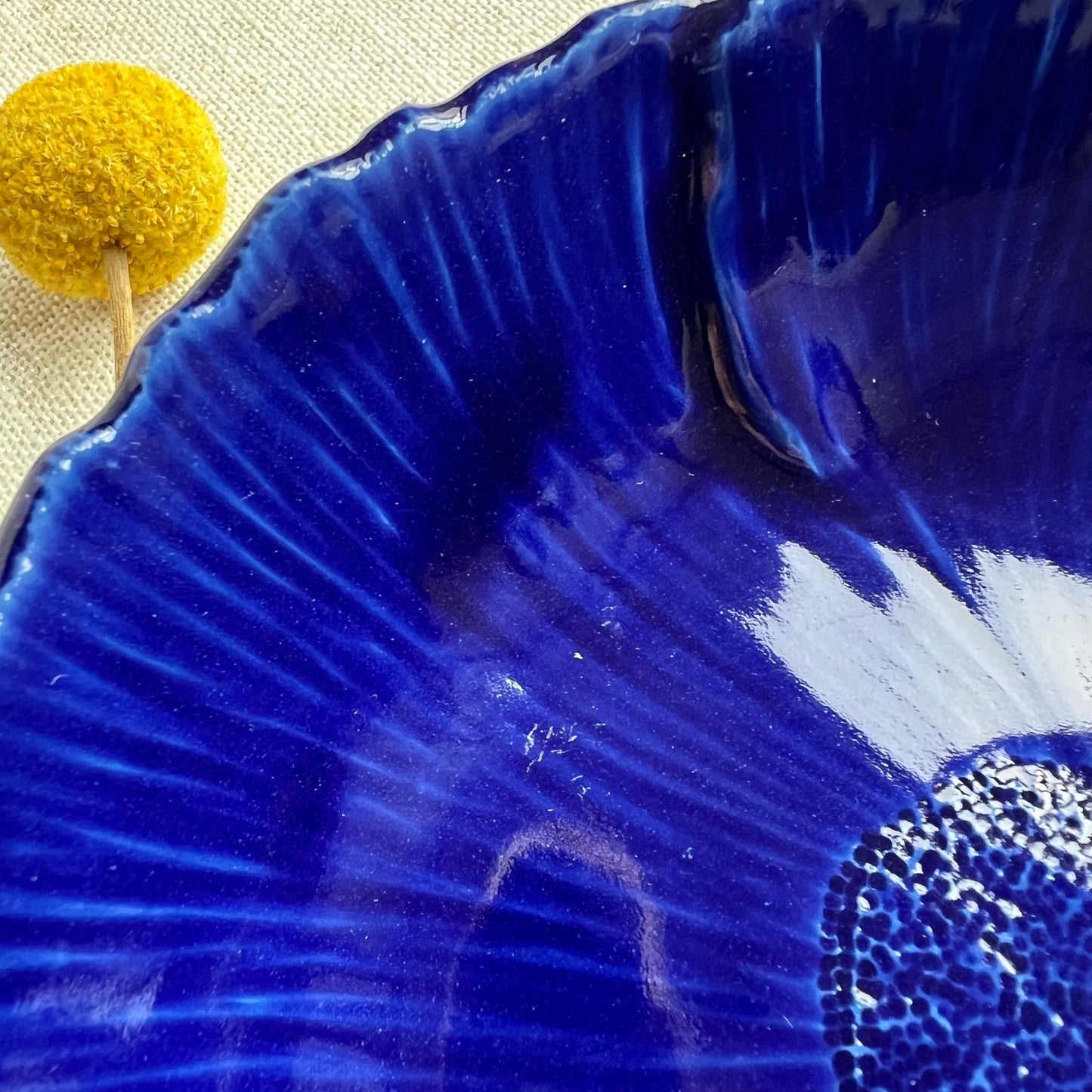 Wedgwood Blue Porcelain Poppy Bowl