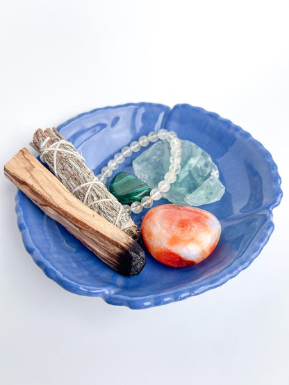Wedgwood Blue Porcelain Poppy Bowl