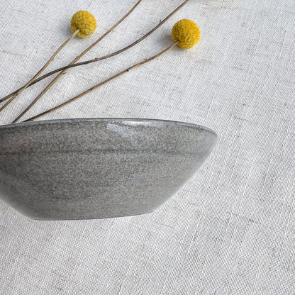Grey Granite Stoneware Trinket Dish