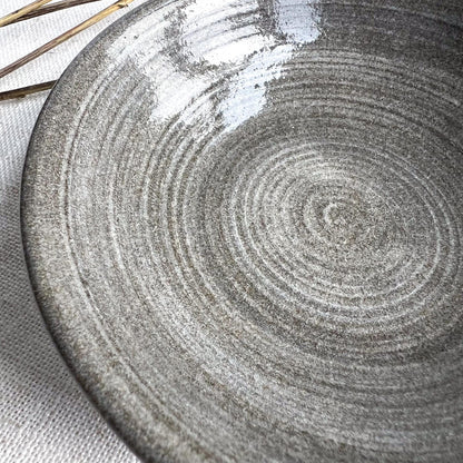 Grey Granite Stoneware Trinket Dish