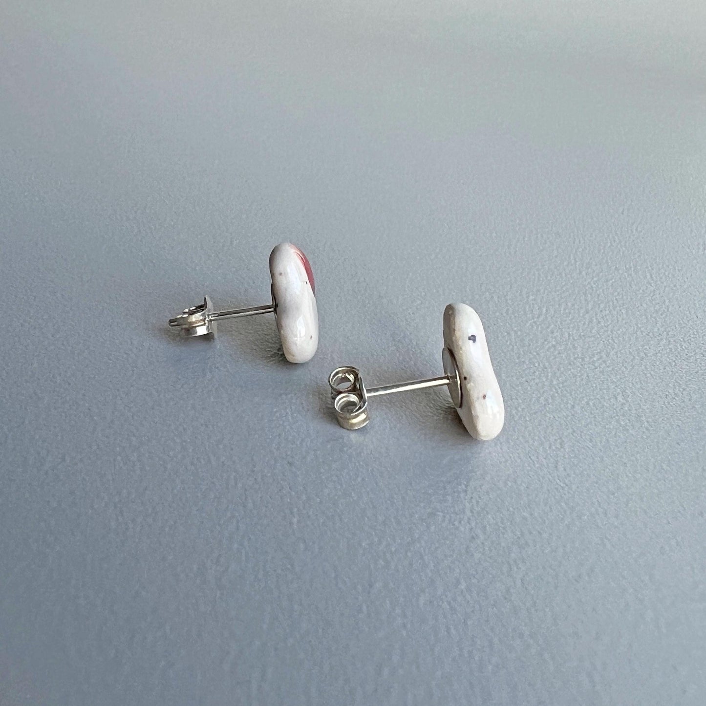 Ceramic Heart Earrings