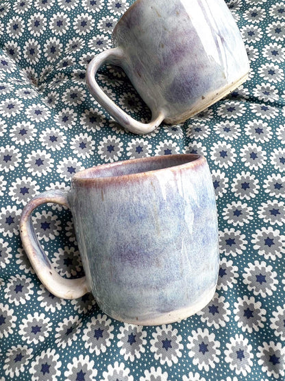 Lavender-Blue Speckled Stoneware Mug