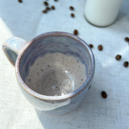 Lavender-Blue Speckled Stoneware Mug
