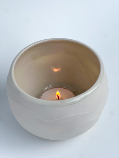Horizon Porcelain Votive Bowl
