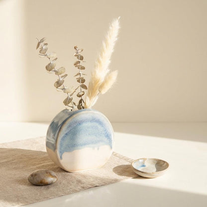 Circle Series Porcelain Bud Vase