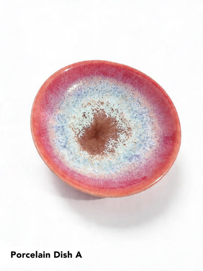 Pink & Blue Ceramic Ring Dishes