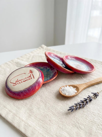 Pink & Blue Ceramic Ring Dishes