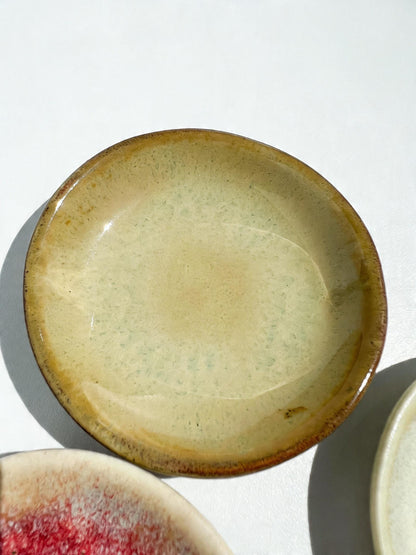 Earth-Tone Porcelain Mini Ring Dishes