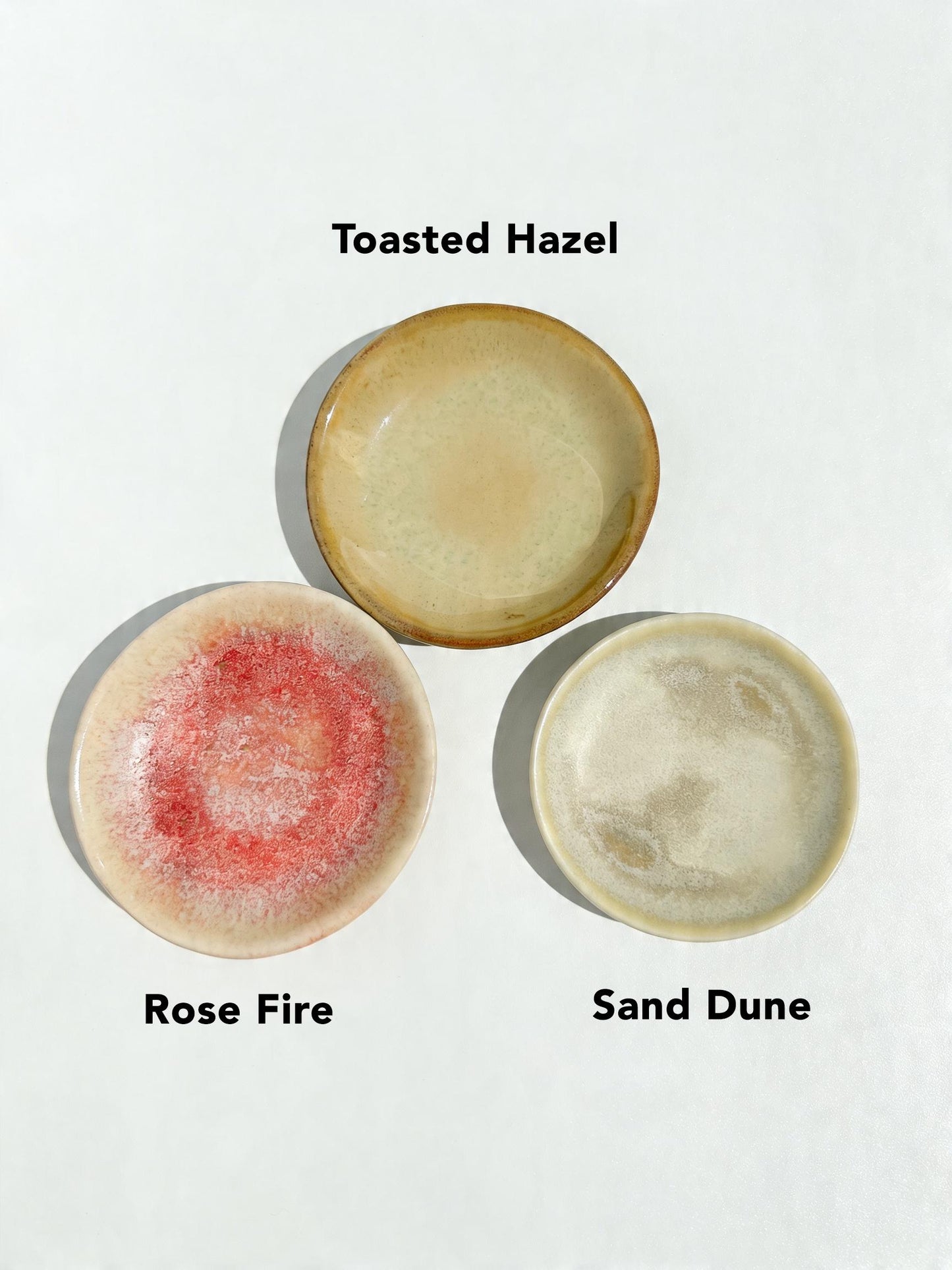 Earth-Tone Porcelain Mini Ring Dishes