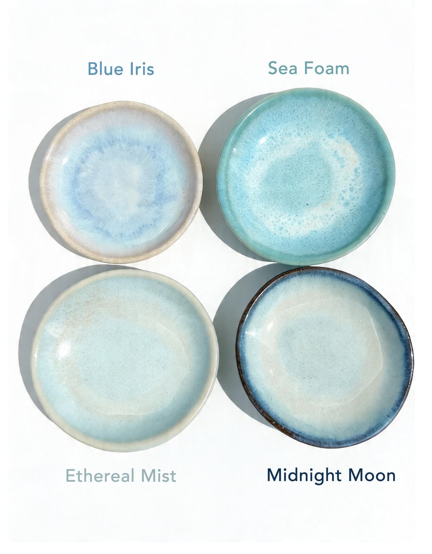 Blue Porcelain Mini Ring Dishes