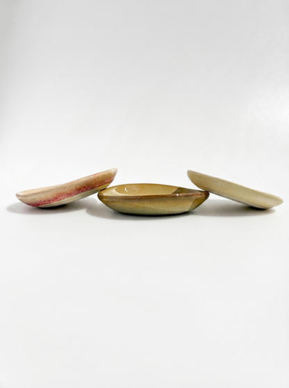 Earth-Tone Porcelain Mini Ring Dishes