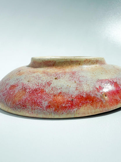Blush Speckled Stoneware Ring Dish